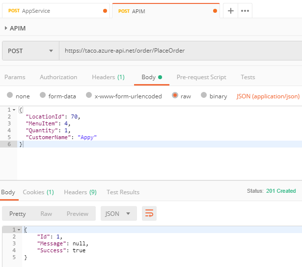 New POST URL in Postman