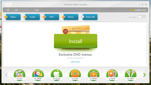 Using FreeMake Video Converter