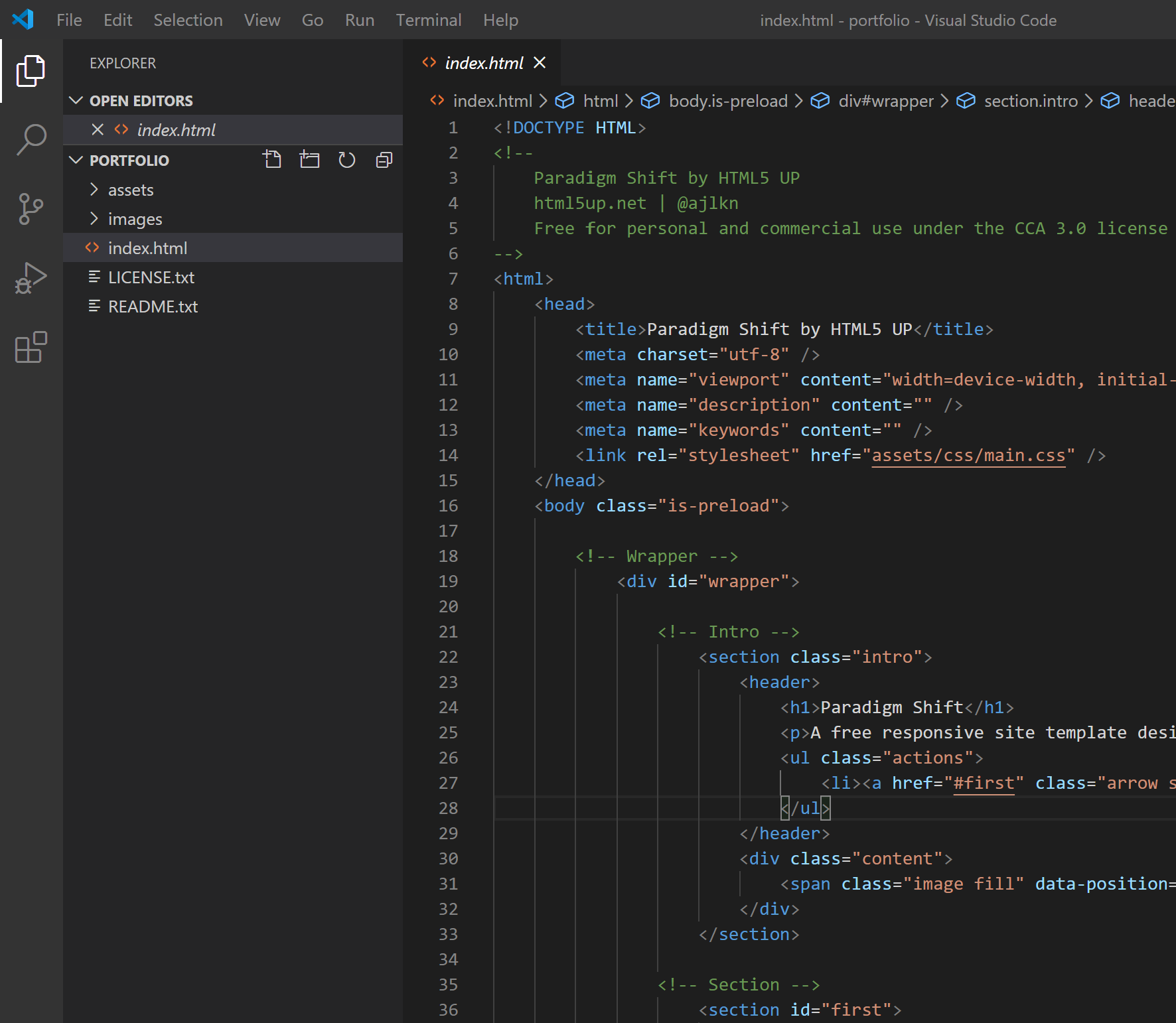 getting-started-with-vs-code-editor-and-view-your-html-file-in-the